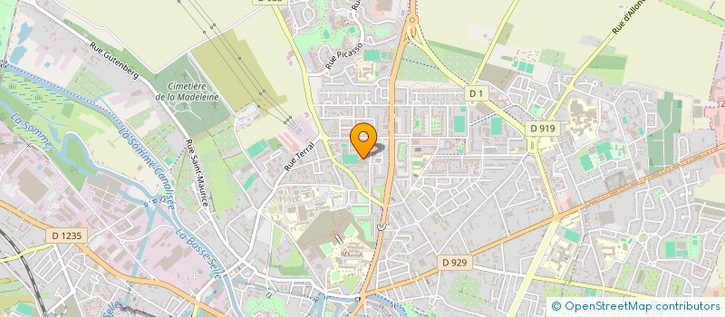 localisation de l'entreprise MADAME MARIE-ODILE INIMOD  AMIENS