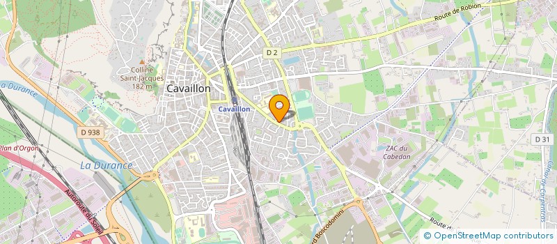 localisation de l'entreprise MADAME MARIE-ODILE JACQUEY à CAVAILLON