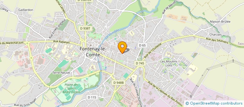 localisation de l'entreprise MADAME MARIE-ODILE JARRY  FONTENAY-LE-COMTE