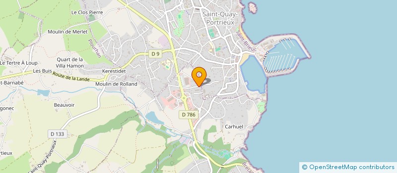 localisation de l'entreprise MADAME MARIE-ODILE LAURENT  BINIC-ETABLES-SUR-MER