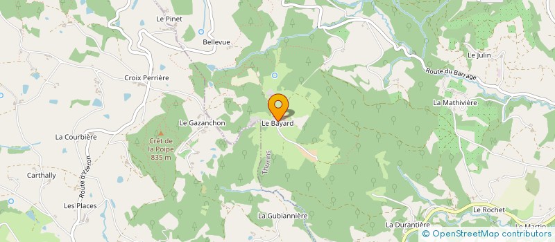 localisation de l'entreprise MADAME MARIE-ODILE LEMOINE  THURINS