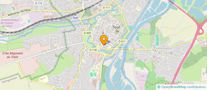 localisation de l'entreprise MADAME MARIE-ODILE MARC à TOUL