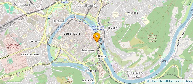 localisation de l'entreprise MADAME MARIE-ODILE MAZZELLA  BESANCON