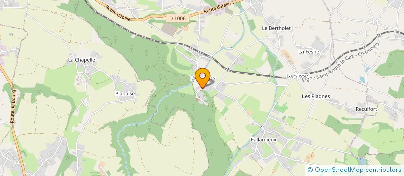 localisation de l'entreprise MADAME MARIE-ODILE MOINE  PRESSINS