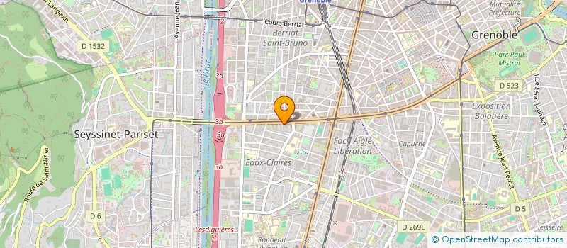 localisation de l'entreprise MADAME MARIE-ODILE NOMED à GRENOBLE