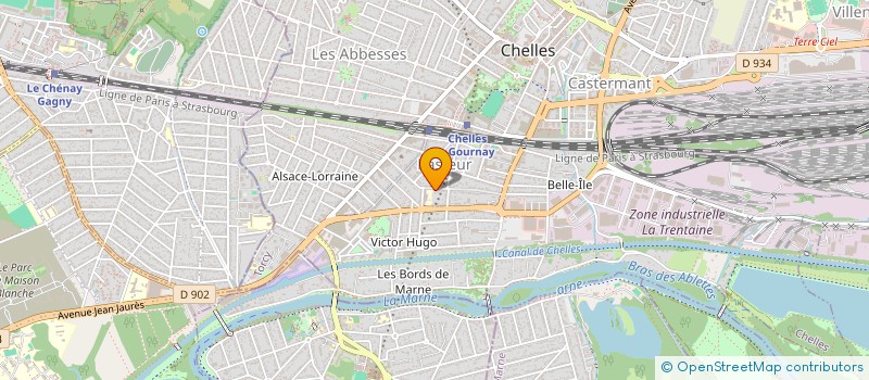 localisation de l'entreprise MADAME MARIE-ODILE PALERMO  CHELLES