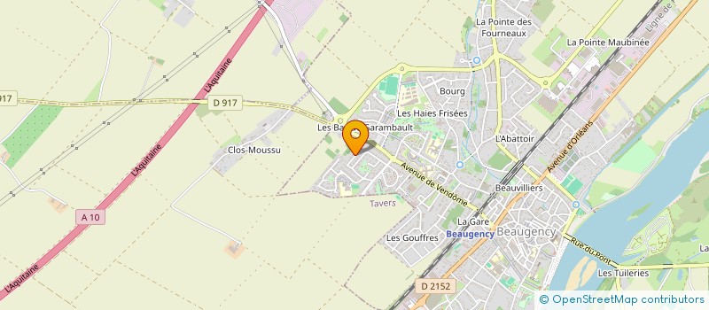 localisation de l'entreprise MADAME MARIE-ODILE PAUX à BEAUGENCY