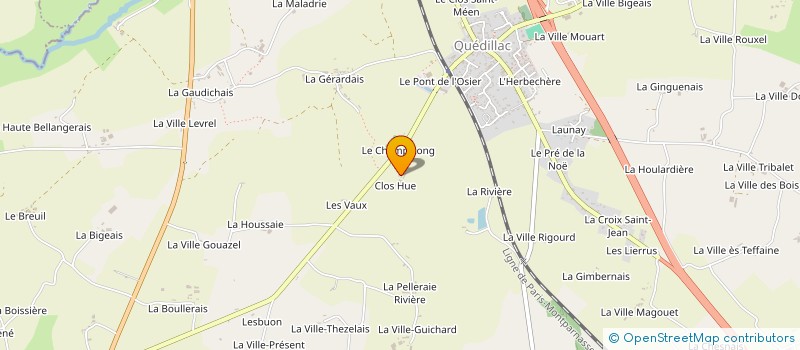 localisation de l'entreprise MADAME MARIE ODILE POIGNANT  QUEDILLAC