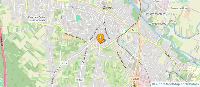 localisation de l'entreprise MADAME MARIE-ODILE POUYAU à OLIVET