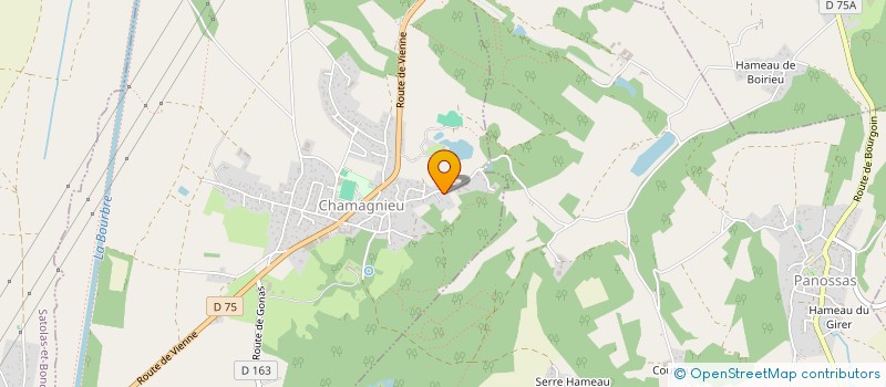localisation de l'entreprise MADAME MARIE-ODILE RATIGNER  CHAMAGNIEU