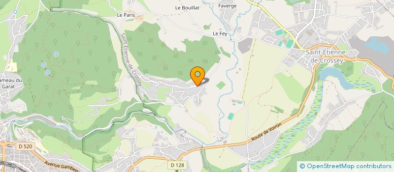 localisation de l'entreprise MADAME MARIE-ODILE REY  SAINT-ETIENNE-DE-CROSSEY