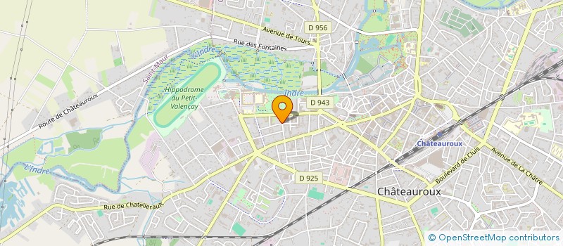 localisation de l'entreprise MADAME MARIE-ODILE SADET à CHATEAUROUX