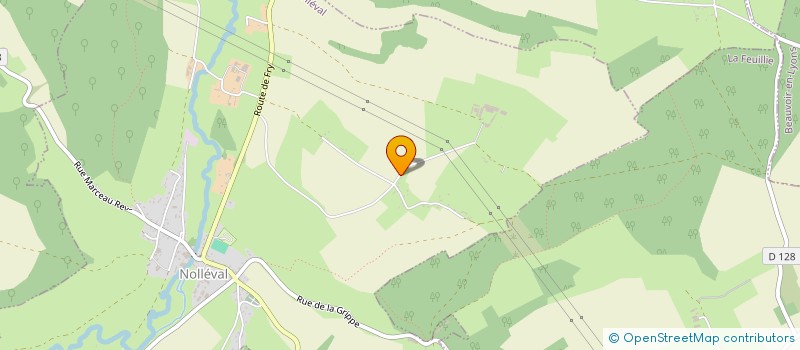 localisation de l'entreprise MADAME MARIE-ODILE SCHAFFAUSER  NOLLEVAL