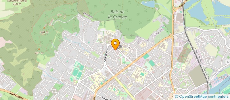 localisation de l'entreprise MADAME MARIE-ODILE SCHEFFER  THIONVILLE