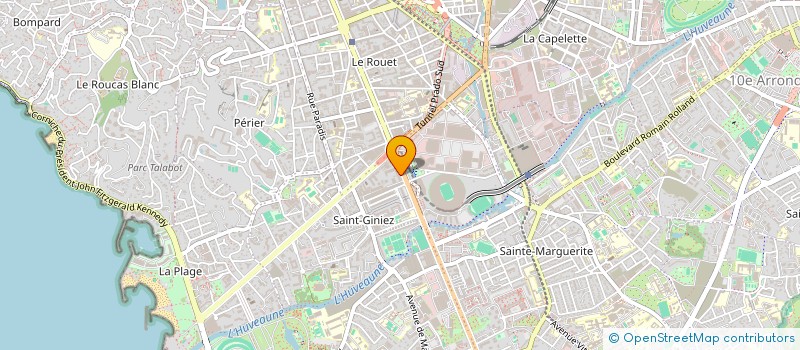 localisation de l'entreprise MADAME MARIE ODILE SEVEILLAC  MARSEILLE