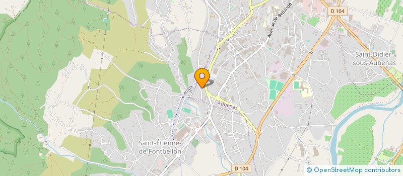 localisation de l'entreprise MADAME MARIE-ODILE TABORELLI  SAINT-ETIENNE-DE-FONTBELLON