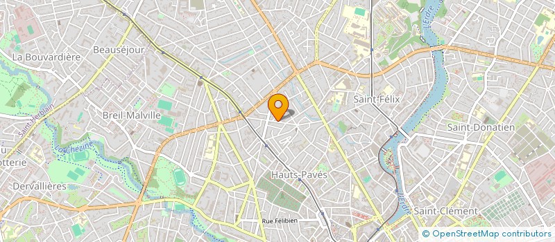 localisation de l'entreprise MADAME MARIE-ODILE VERON à NANTES