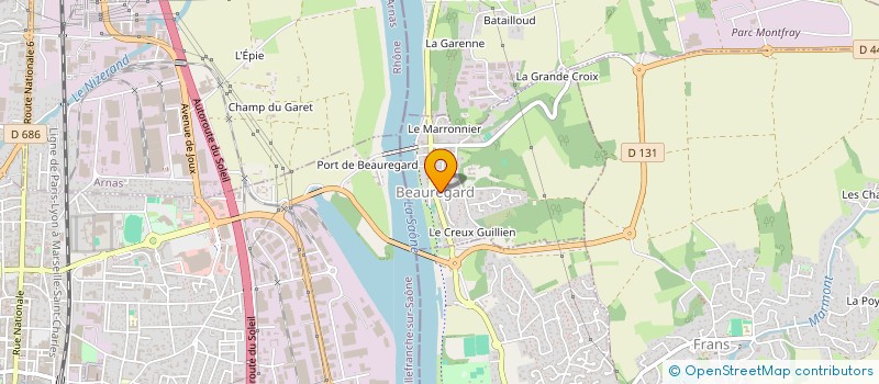 localisation de l'entreprise MADAME MARIE ODIN à MESSIMY-SUR-SAONE