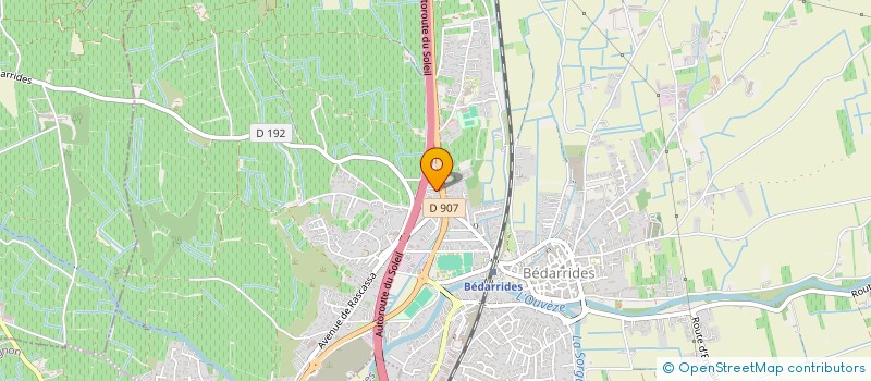 localisation de l'entreprise MADAME MARIE OLGIATI  BEDARRIDES