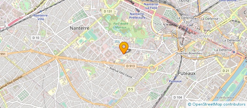 localisation de l'entreprise MADAME MARIE OLIERE à NANTERRE