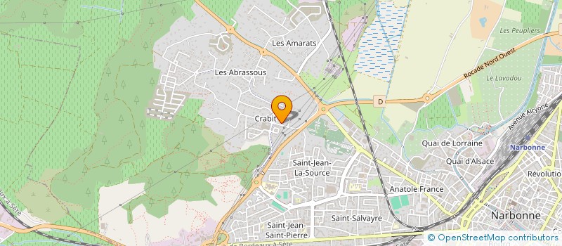 localisation de l'entreprise MADAME MARIE OLIVE  NARBONNE