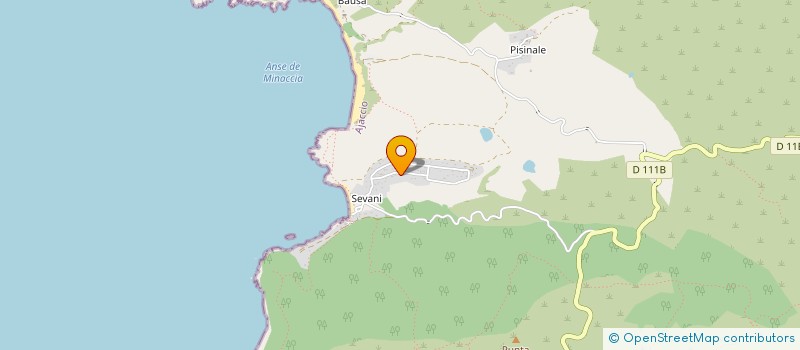 localisation de l'entreprise MADAME MARIE OLIVETTI-VALLE à AJACCIO