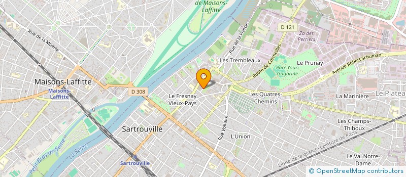 localisation de l'entreprise MADAME MARIE OLIVIA RODRIGUES RESENDE à SARTROUVILLE