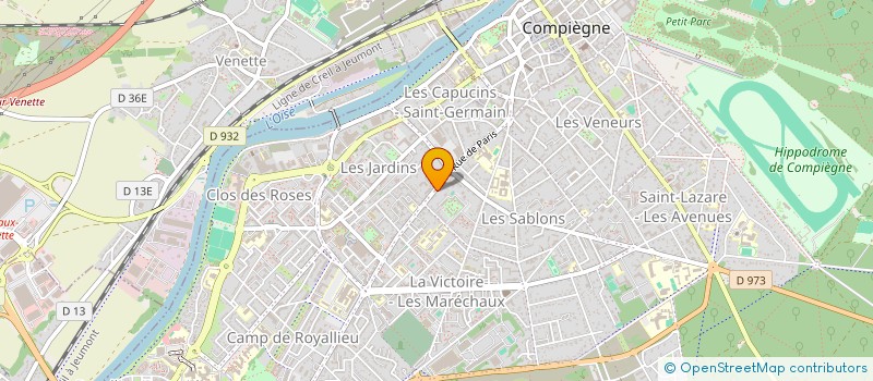 localisation de l'entreprise MADAME MARIE OLIVIER à COMPIEGNE