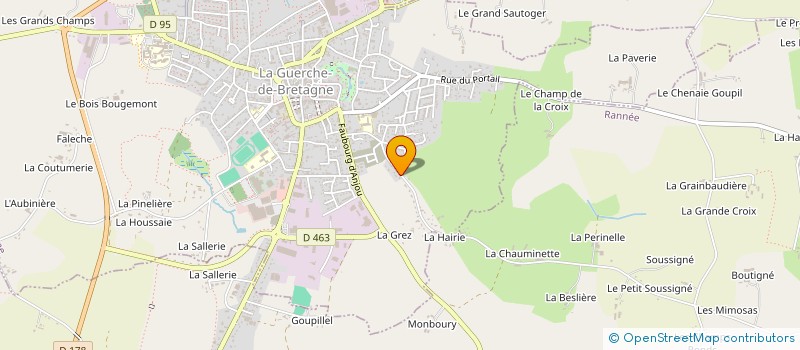 localisation de l'entreprise MADAME MARIE OLIVRY à RANNEE