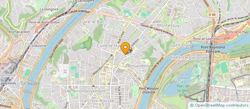 localisation de l'entreprise MADAME MARIE OLLIER  CALUIRE-ET-CUIRE