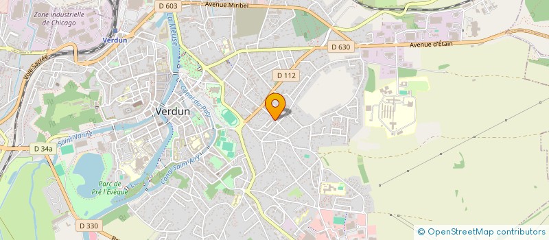 localisation de l'entreprise MADAME MARIE OLLINGER à VERDUN