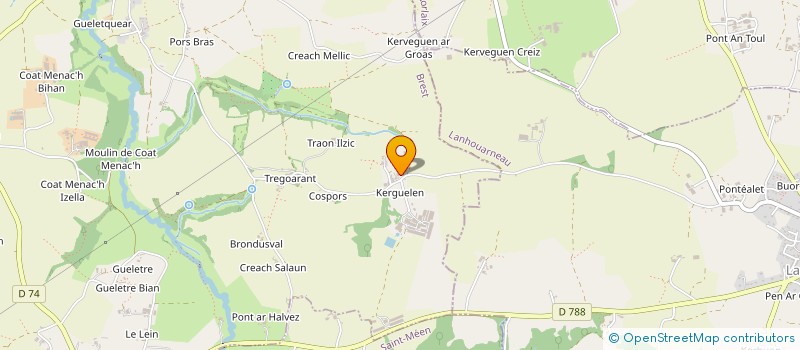 localisation de l'entreprise MADAME MARIE OLLIVIER  PLOUIDER