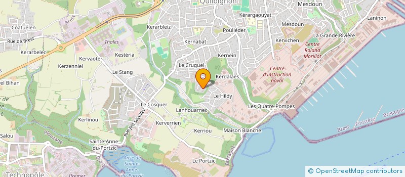 localisation de l'entreprise MADAME MARIE OLLIVIER à BREST