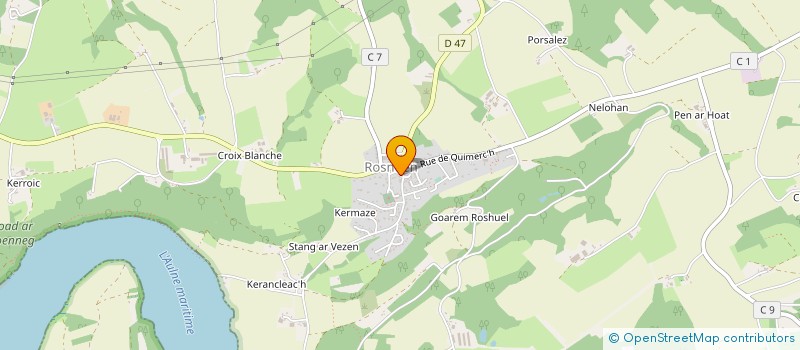 localisation de l'entreprise MADAME MARIE OLLIVOT  LE FAOU