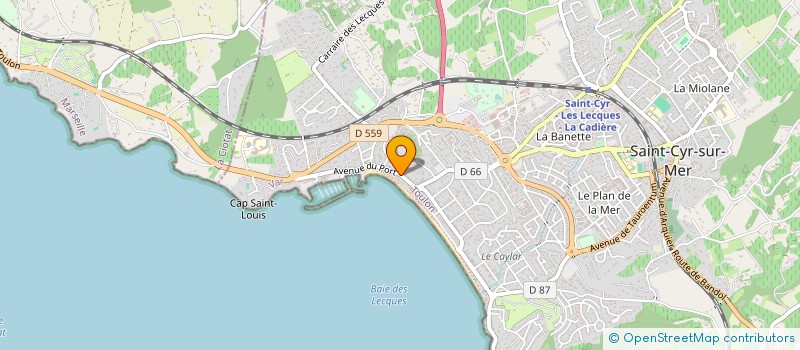 localisation de l'entreprise MADAME MARIE OLMICCIA à SAINT-CYR-SUR-MER