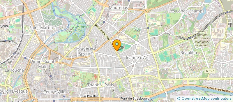 localisation de l'entreprise MADAME MARIE OMANN  RENNES