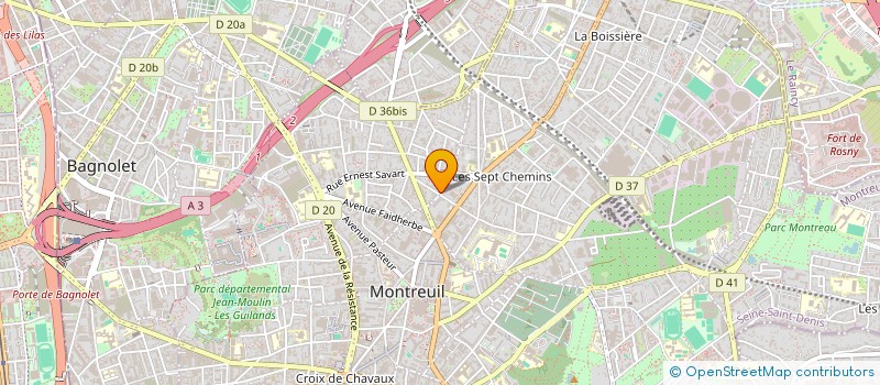 localisation de l'entreprise MADAME MARIE OPRON à MONTREUIL