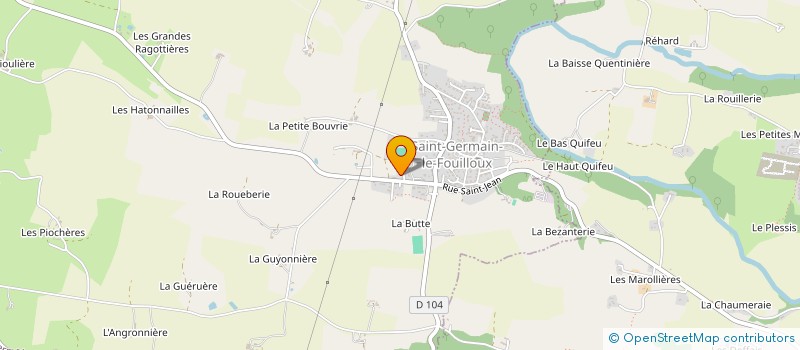 localisation de l'entreprise MADAME MARIE ORAIN à ST GERMAIN LE FOUILLOUX