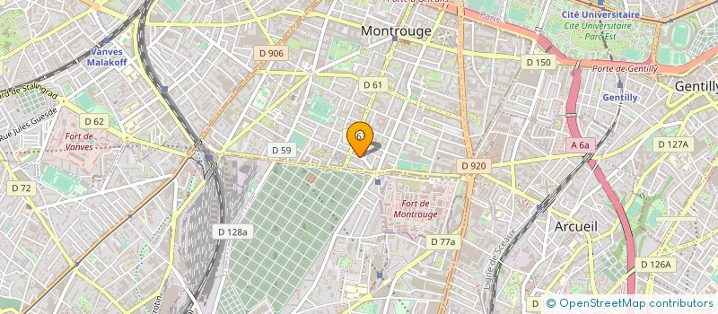 localisation de l'entreprise MADAME MARIE ORENSANZ à MONTROUGE