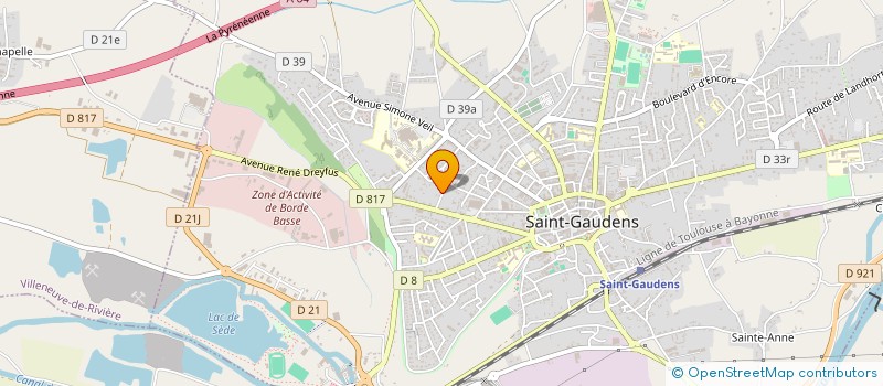 localisation de l'entreprise MADAME MARIE OREO  SAINT-GAUDENS