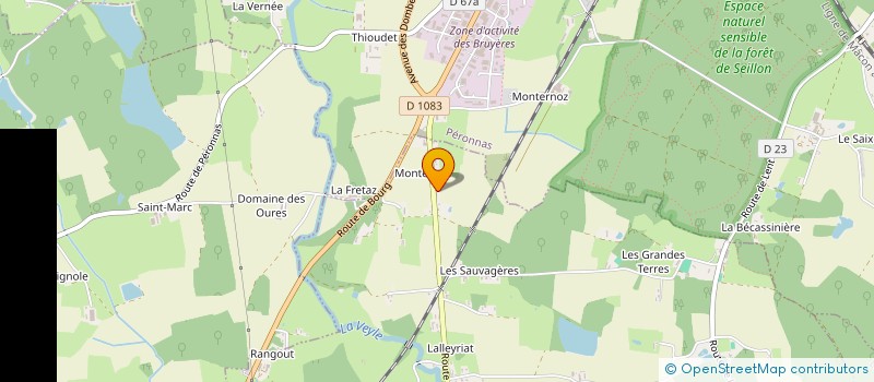 localisation de l'entreprise MADAME MARIE OUALEBEOGO  SAINT-PAUL-DE-VARAX