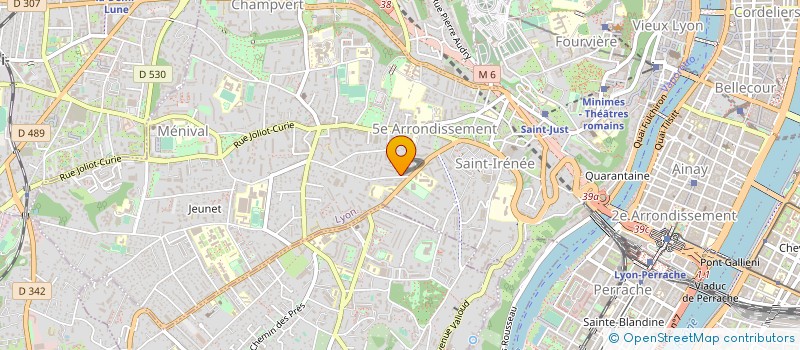 localisation de l'entreprise MADAME MARIE OURY  LYON