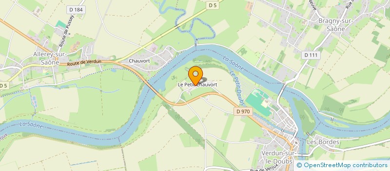 localisation de l'entreprise MADAME MARIE PACAUD à VERDUN-SUR-LE-DOUBS
