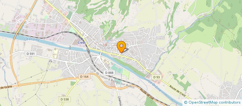 localisation de l'entreprise MADAME MARIE PACCARD  CREST