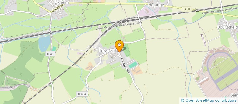 localisation de l'entreprise MADAME MARIE PADGETT  BROUVILLER