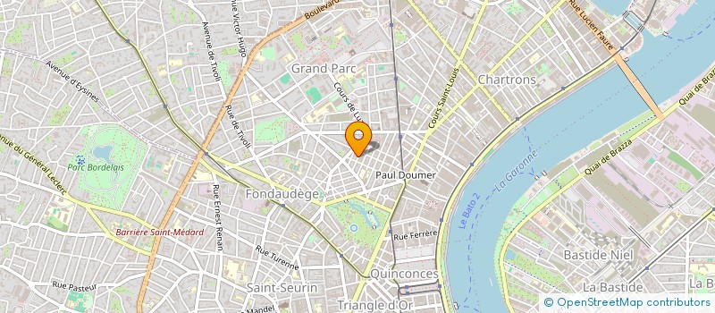 localisation de l'entreprise MADAME MARIE PAGET  BORDEAUX