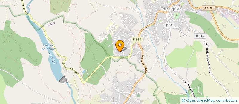 localisation de l'entreprise MADAME MARIE PAGLIANO  FORCALQUIER