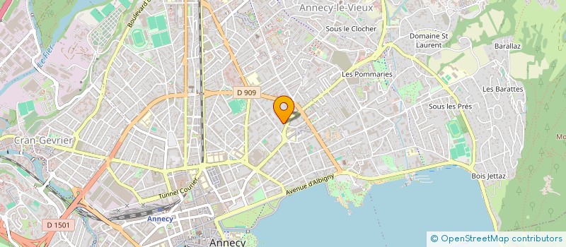 localisation de l'entreprise MADAME MARIE PAGLIARIN à ANNECY