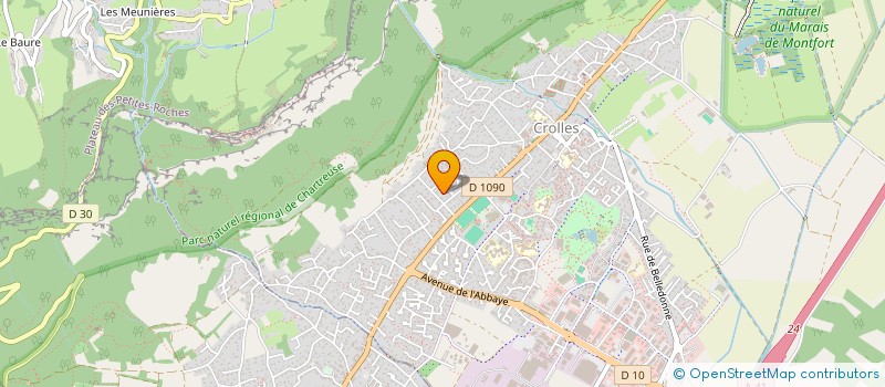 localisation de l'entreprise MADAME MARIE PALANDRE  CROLLES