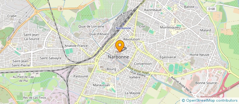 localisation de l'entreprise MADAME MARIE PALAZON à NARBONNE
